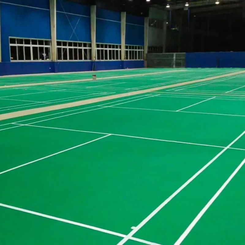 Peut-on peindre les lignes d'un terrain de badminton
    